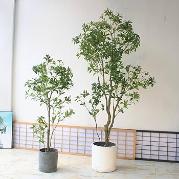 Amazon｜HGJH 人工観葉植物 目隠し フェイクグリーン 花